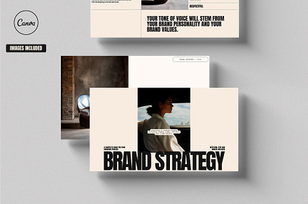 Brand Strategy Template | Canva, a Presentation Template by Moscovita Studio