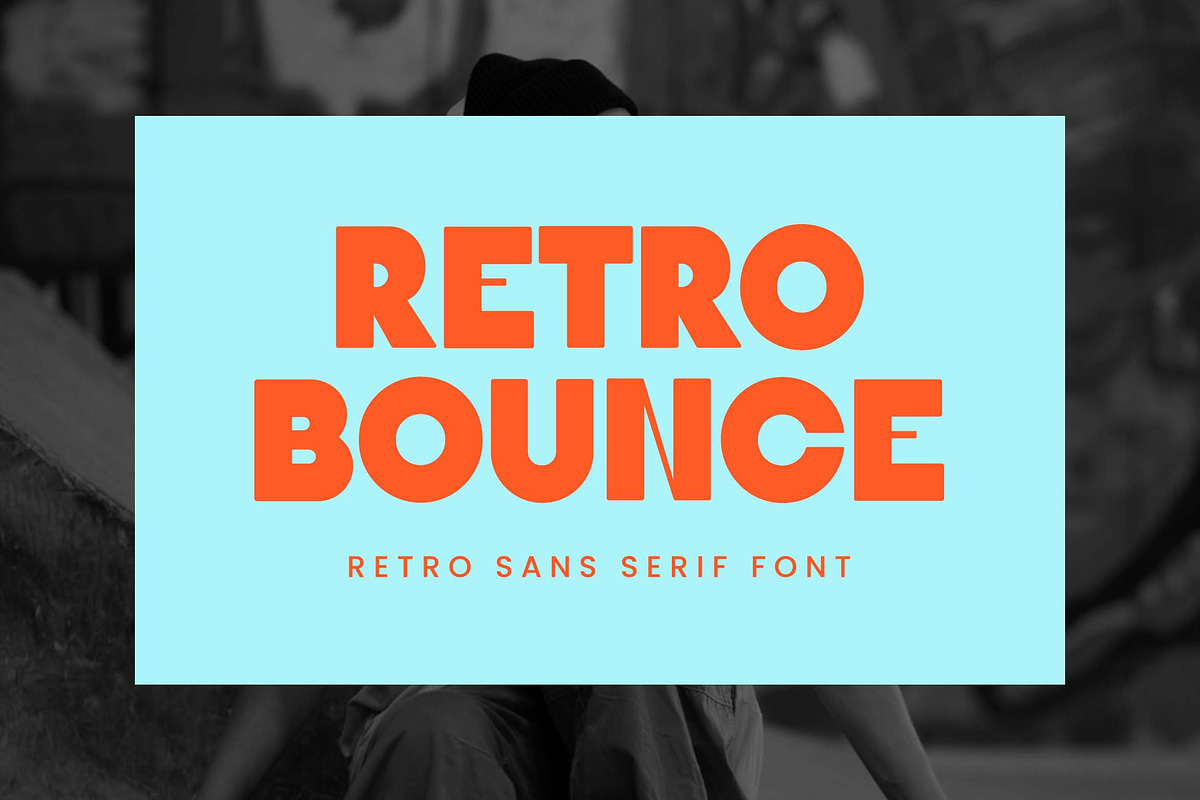 Retro Bounce Sans Serif Font, a Sans Serif Font by UICreative (Photo 1 of 13)