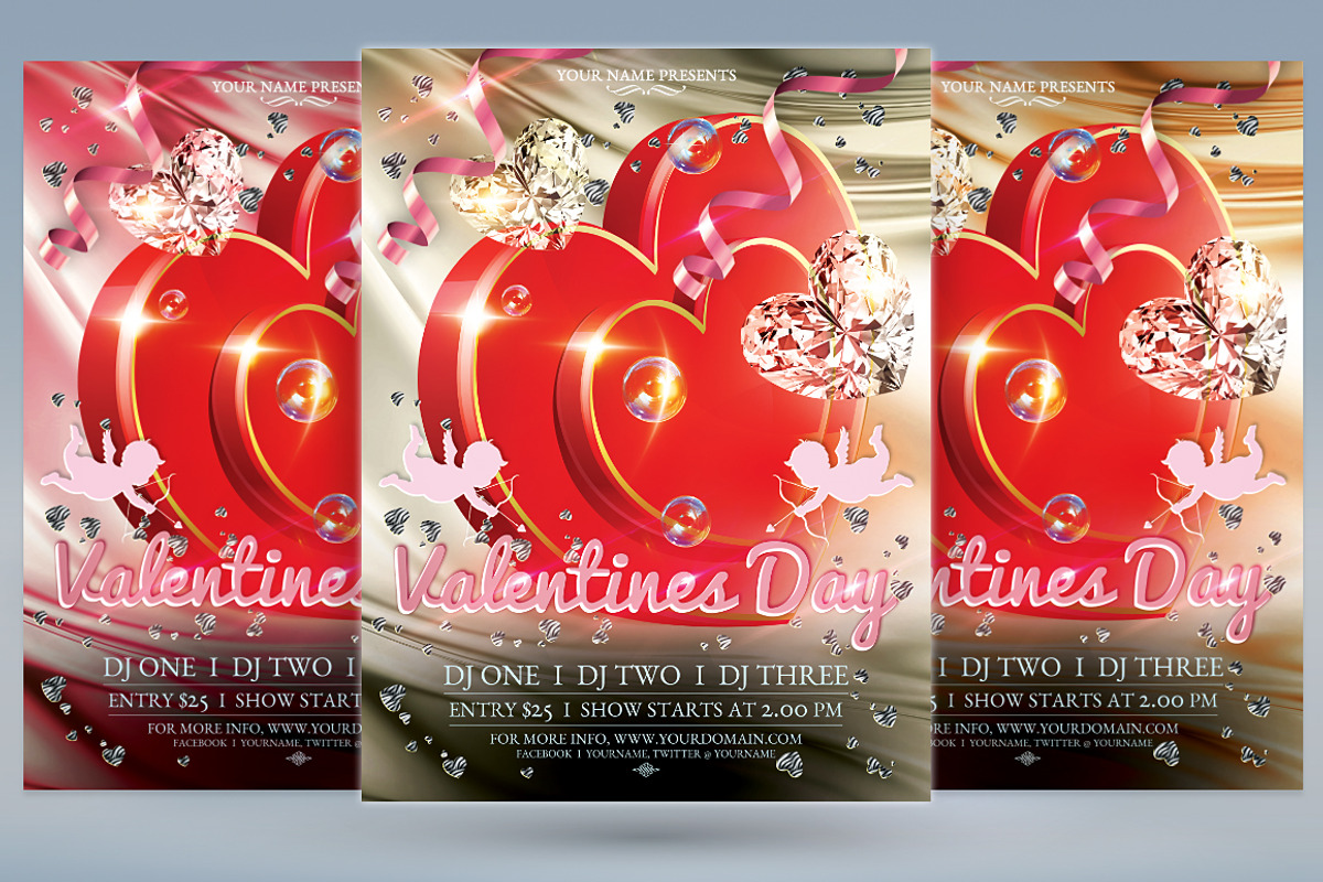 Valentines Day Flyer, a Flyer Template by tmcom (Photo 1 of 2)