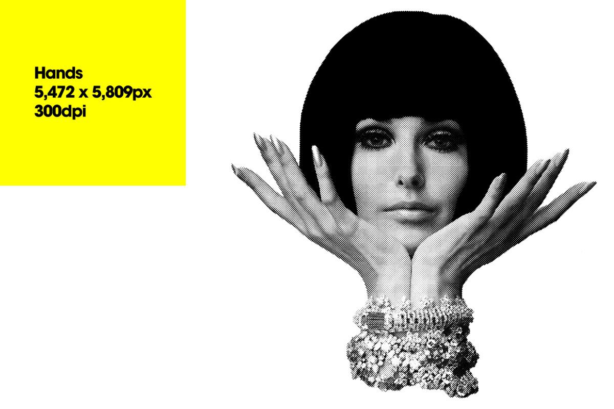 Halftone Retro Ladies, an Object Graphic by Offset (Photo 6 of 13)