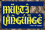 Letinegra | Modern Blackletter, a Blackletter Font by Twicolabs Fontdation (Thumbnail 5 of 7)