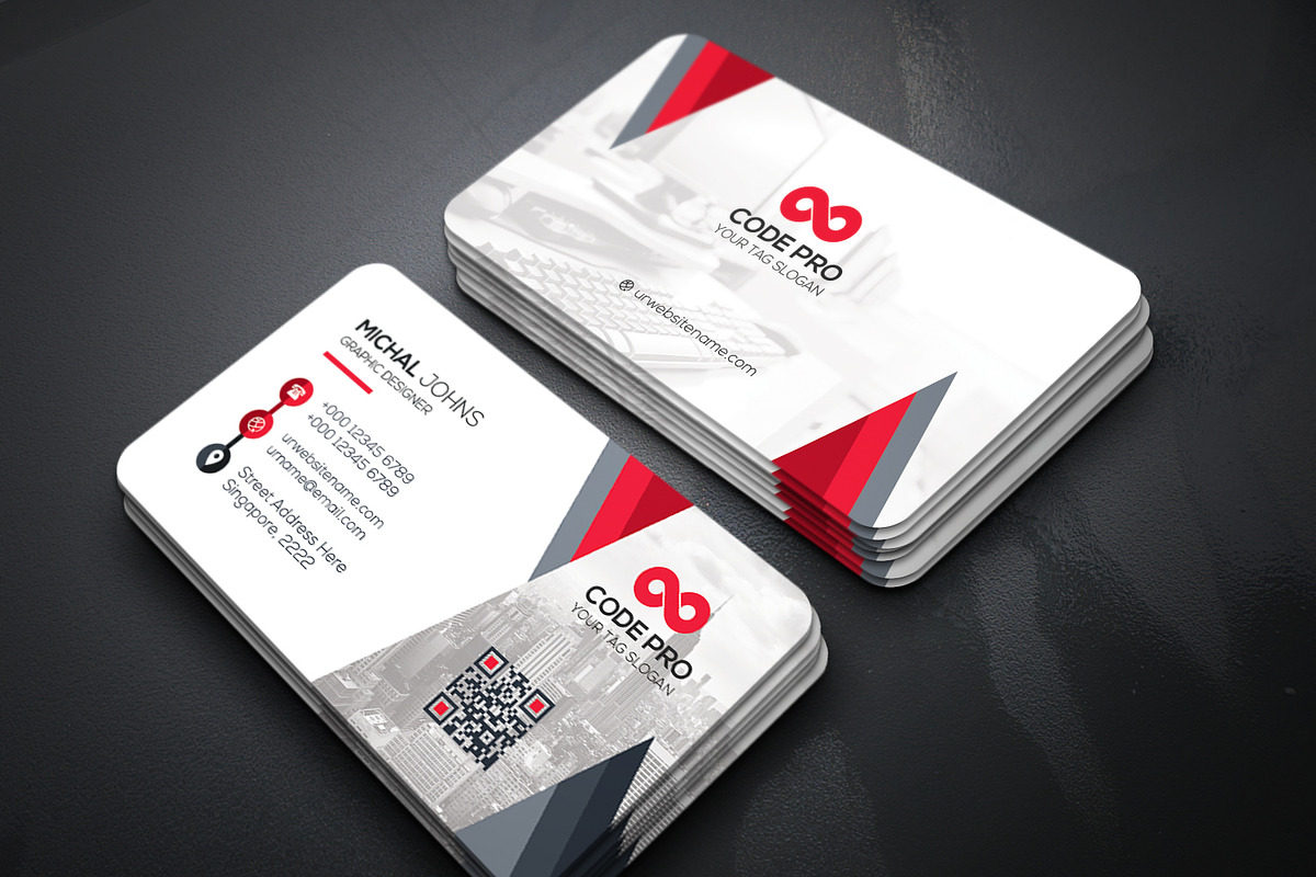 Business Cards 2 in 1, a Business Card Template by Genereux Art (Photo 2 of 8)