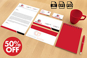 Stationery + Free Flyer & Invoice, a Stationery Template by Pentaclay (Thumbnail 2 of 5)