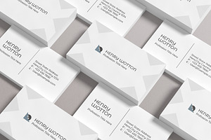 Simple Business Card, a Business Card Template by ClickPaint_Studio