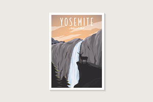 Yosemite National Park poster