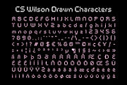CS Wilson Drawn, a Sans Serif Font by Craft Supply Co. (Thumbnail 8 of 8)