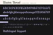 Illusion Thread - Display Font, a Handwritten Font by Alpaprana (Thumbnail 8 of 10)