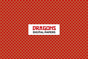 Chinese Dragon Digital Papers, a Pattern Graphic by ilonitta (Thumbnail 9 of 13)