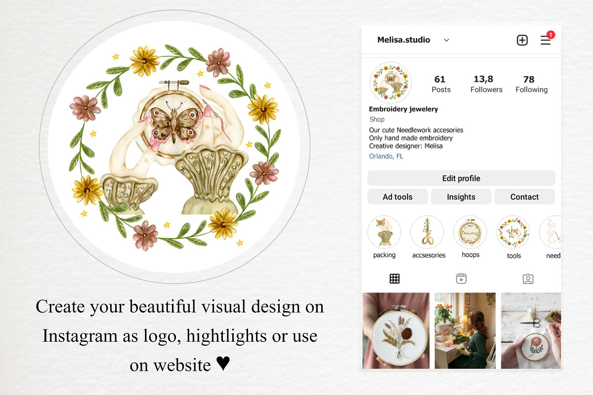 Needlework & Embroidery collection, an Illustration by KolibriDesign (Photo 8 of 15)