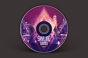Skyline Sounds CD Cover Artwork, a Templates & Theme by styleWish (Thumbnail 3 of 5)