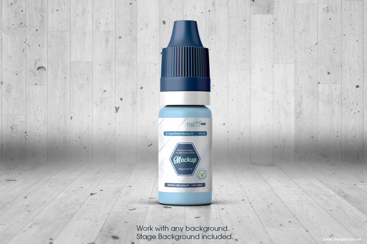 E-liquid Bottle Mockup V2, a Packaging Mockup by idesignstudio (Photo 6 of 6)