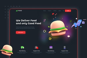 Restaurant Food Landing Page