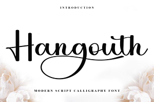 Hangouth, a Handwritten Font by FreshTypeINK