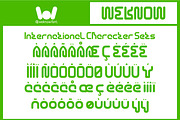 Cyber City font, a Font by weknow (Thumbnail 8 of 8)