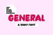 GENERAL | Shiny Font in 6 Versions, a Sans Serif Font by Yuby Creative (Thumbnail 1 of 7)