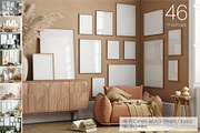 Interior Frame Mockup Bundle - 46, a Poster Template by VNmockup (Thumbnail 1 of 12)