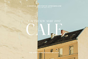 Cale | A beautiful serif font, a Serif Font by Supersimbo © (Thumbnail 1 of 9)