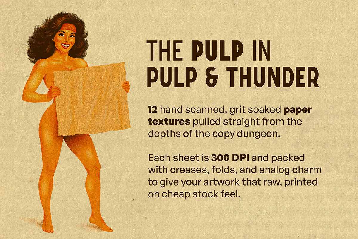 Pulp & Thunder Dry Kit (Illustrator), a Brush Add-On by G.A.R.M. Company (Photo 4 of 13)