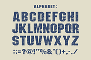 Simple Grunge - Grunge Font Types, a Font by KiddoGlyphs Studio (Thumbnail 2 of 4)