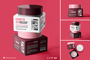Cosmetic Jar Mockup Sets, a Packaging Mockup by Artnivora.Std (Thumbnail 1 of 4)
