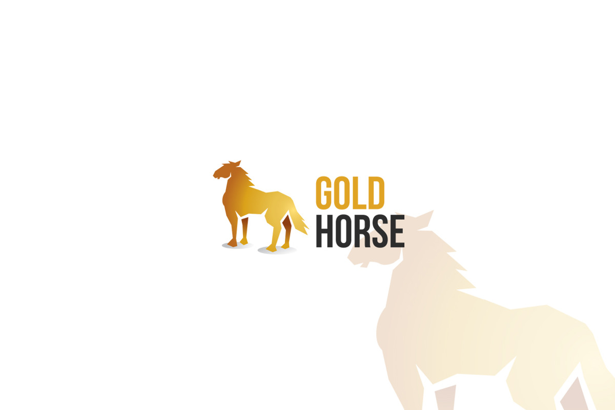 Gold Horse Logo Template, a Branding & Logo Template by dien96 (Photo 2 of 3)