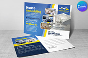Real Estate Invite Postcard Template, a Card Template by Psd Templates (Thumbnail 1 of 3)