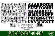 Drill team dancers alphabet set x 55, an Object Graphic by A P Inspired Designs (Thumbnail 5 of 6)