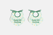 Baby Bib Mockup, a Product Mockup by bimockup (Thumbnail 3 of 6)