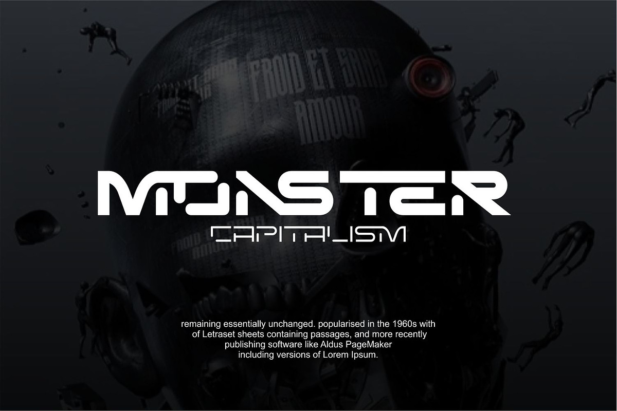 Techno Angelion Futuristic Font, a Sans Serif Font by WhymoreArt (Photo 4 of 10)