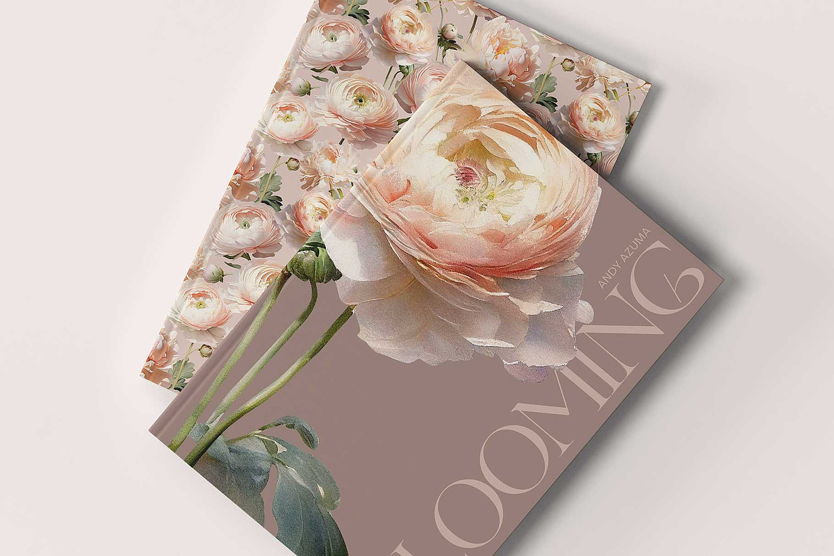 Flowers - watercolor illustrations, a Decorative Illustration by AI Crafted Magnolia (Photo 11 of 13)