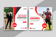 Archery Tournament Social Media Post, a Social Media Template by Designgrove (Thumbnail 2 of 2)