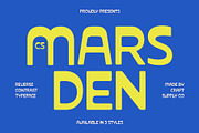CS Marsden – Reverse Contrast Font, a Sans Serif Font by Craft Supply Co. (Thumbnail 1 of 8)
