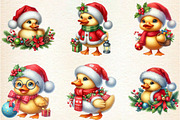 Christmas Cute Duck Sublimation, an Illustration by DreamArtGraphic (Thumbnail 3 of 6)