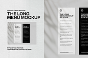 The Long Menu Mockup, a Stationery Template by makeitnicemockups (Thumbnail 3 of 7)