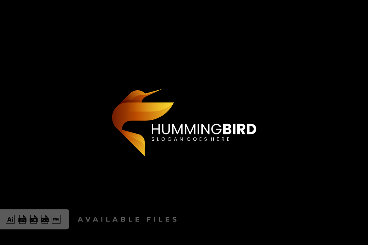 Humming Bird Gradient Colorful Logo, a Branding & Logo Template by ivan_artnivora