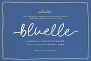 Bluelle | a Whimsical Wedding Script, a Script Font by Pink Coffie (Thumbnail 1 of 12)