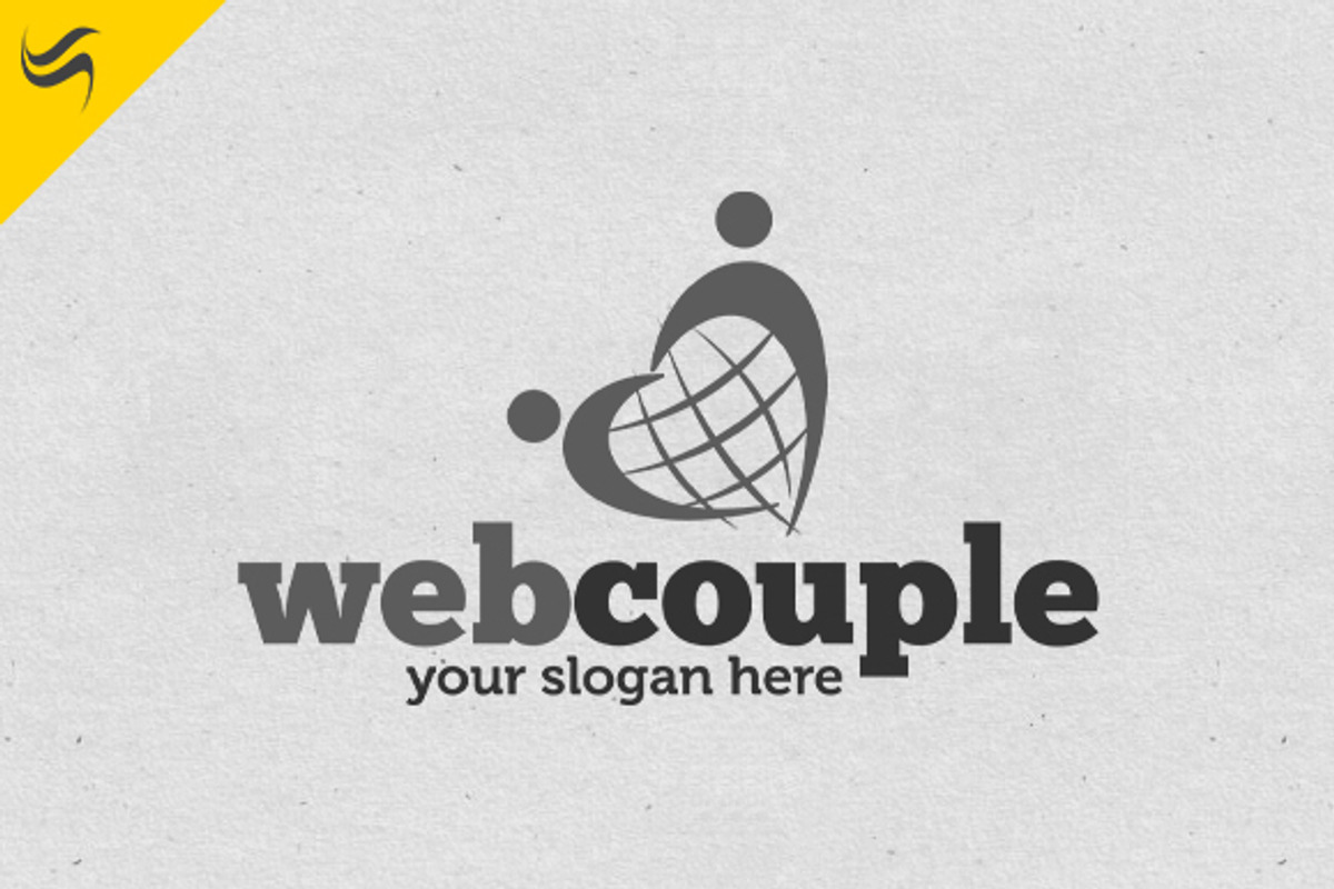 Web Couple Logo Template, a Branding & Logo Template by sah.bro (Photo 2 of 5)