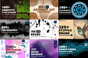 5000+ Photoshop Brushes Mega Bundle, a Brush Add-On by Chipshpow Graphics (Thumbnail 2 of 4)