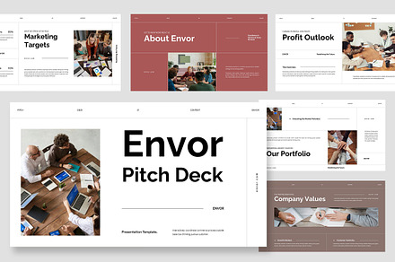 Envor : Pitch Deck Powerpoint, a Presentation Template by Punkl Camp