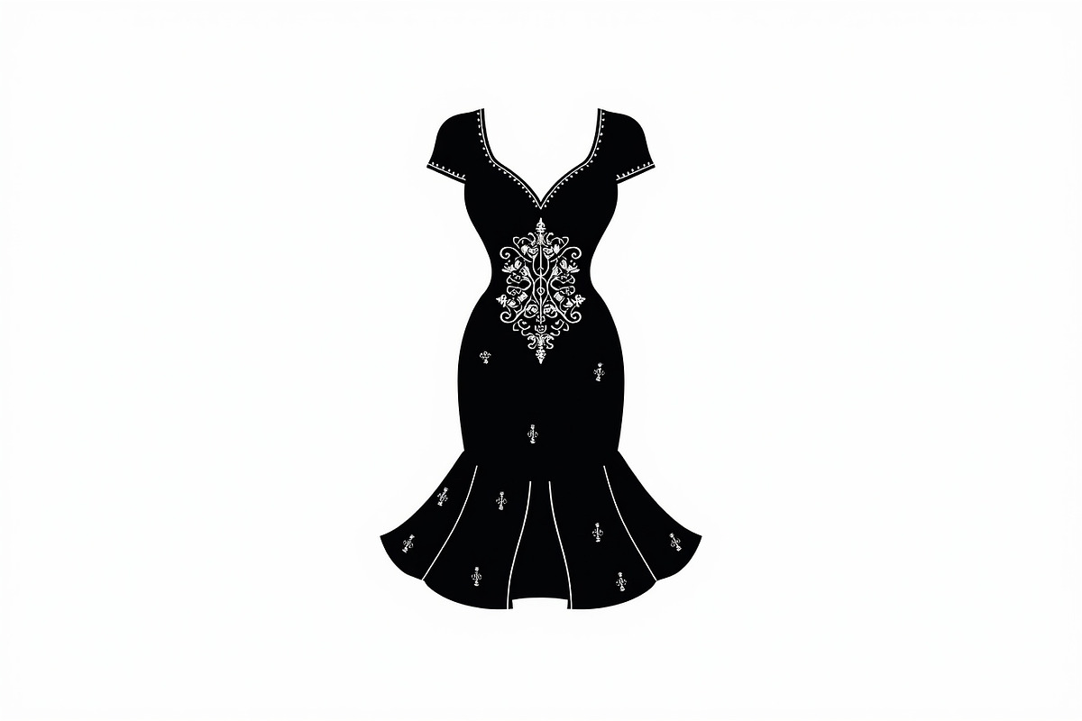 Luxury Dress Clipart Set, an Illustration by hafijul (Photo 2 of 21)