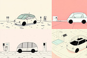 419 MJ Prompts & Srefs for Car Art, an Illustration by Sevenstyles (Thumbnail 11 of 15)