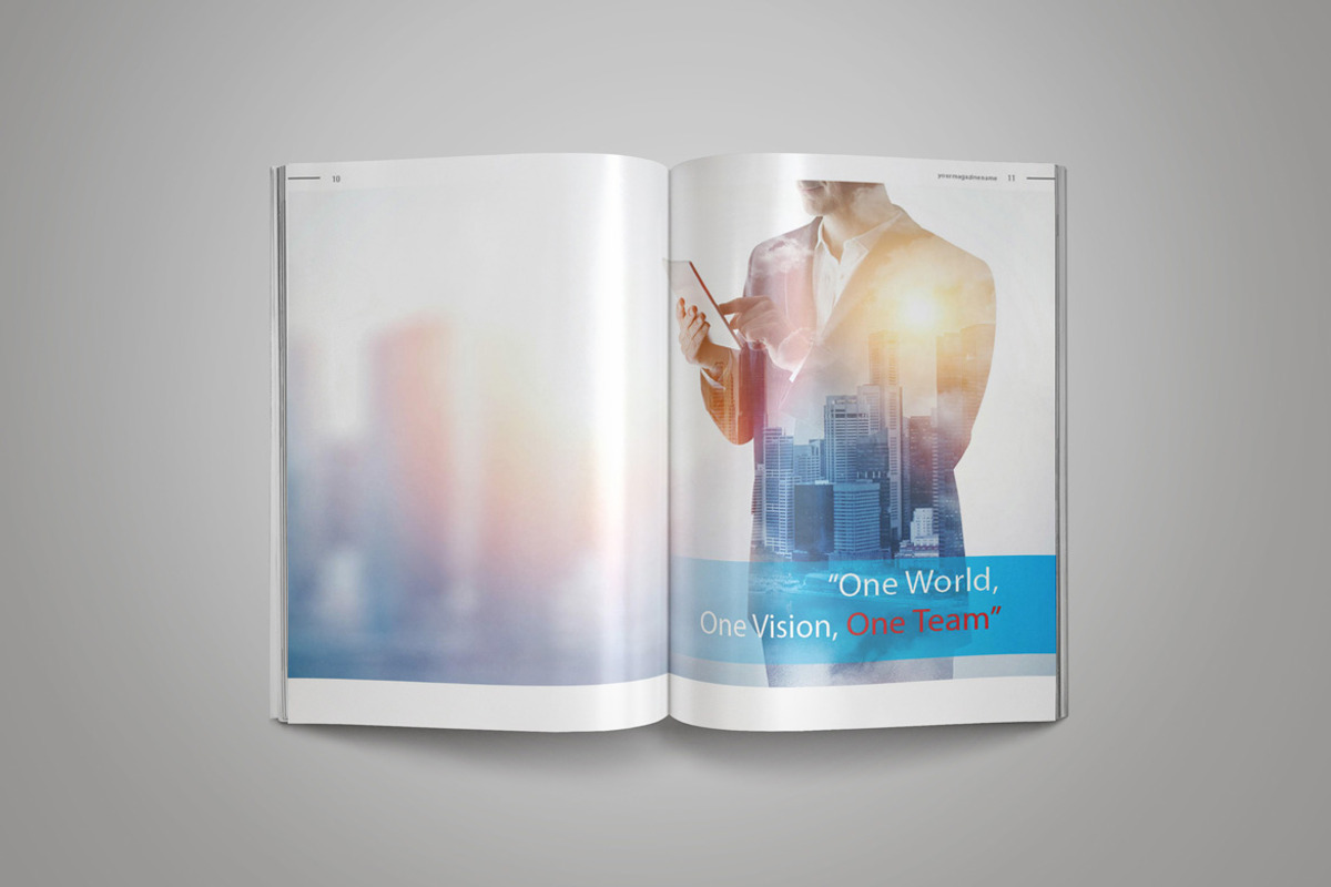 InDesign Magazine Template, a Magazine Template by Indotitas (Photo 7 of 11)
