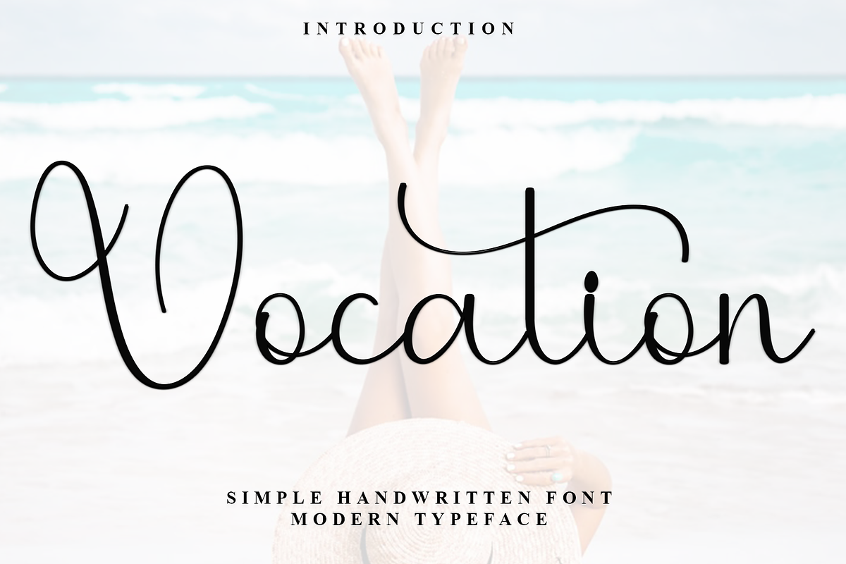 Vocation, a Handwritten Font by FreshTypeINK (Photo 1 of 7)