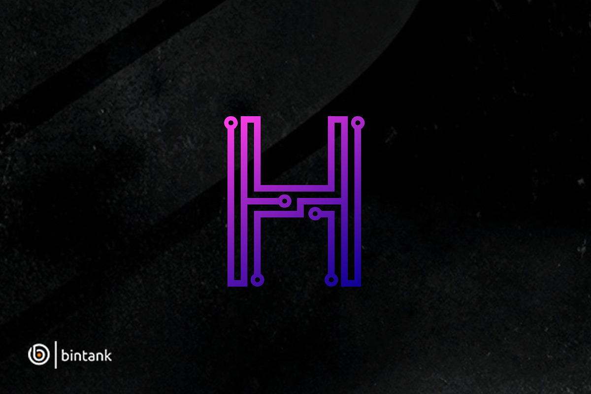 High Techno - H Letter Logo, a Branding & Logo Template by Bintank Studio (Photo 2 of 2)