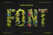 Comic Monster Font, a Serif Font by Handmadefont (Thumbnail 1 of 11)