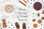 Fall/Autumn Scene Creator, a Product Mockup by Pixomize (Thumbnail 2 of 6)