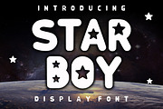 STAR BOY, a Sans Serif Font by Fourteen Letter (Thumbnail 1 of 8)