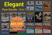 Elegant Flyer Bundle - 8 in 1, a Flyer Template by Design Master (Thumbnail 1 of 3)