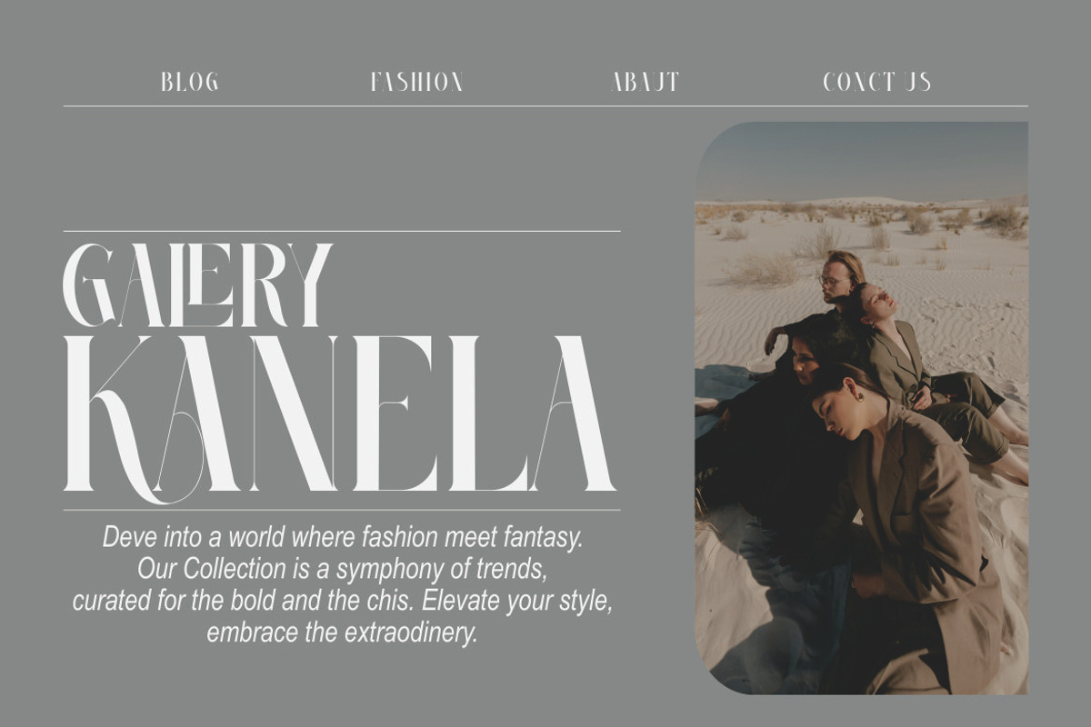 Kanela, a Serif Font by Kenrichi (Photo 5 of 9)
