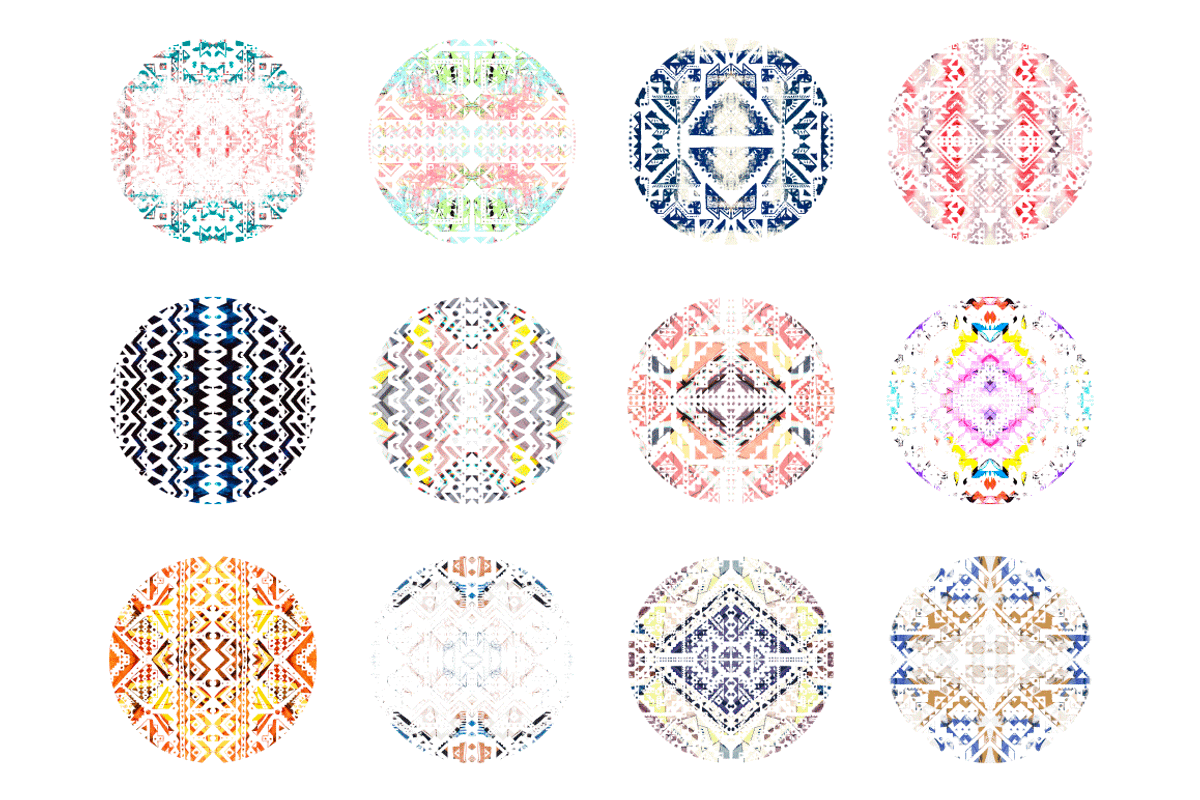 Colorful tribal patterns vol1, a Pattern Graphic by Art Sproot (Photo 6 of 8)